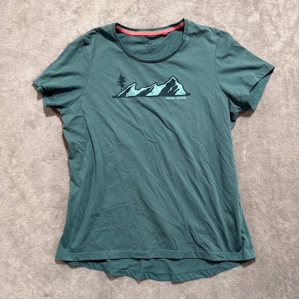 Pearl Izumi Teal Women’s Size XL Short Sleeve Tee